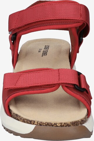 JOSEF SEIBEL Hiking Sandals 'Annie' in Red