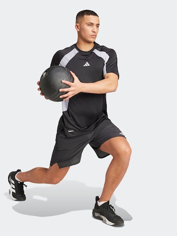 T-Shirt fonctionnel 'TECH APP' ADIDAS PERFORMANCE en noir : devant