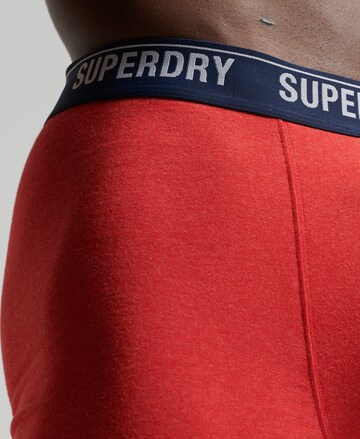 Boxers Superdry en rouge