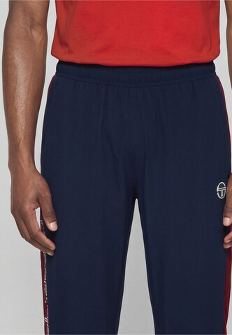 Sergio Tacchini - Tapered Calças em azul