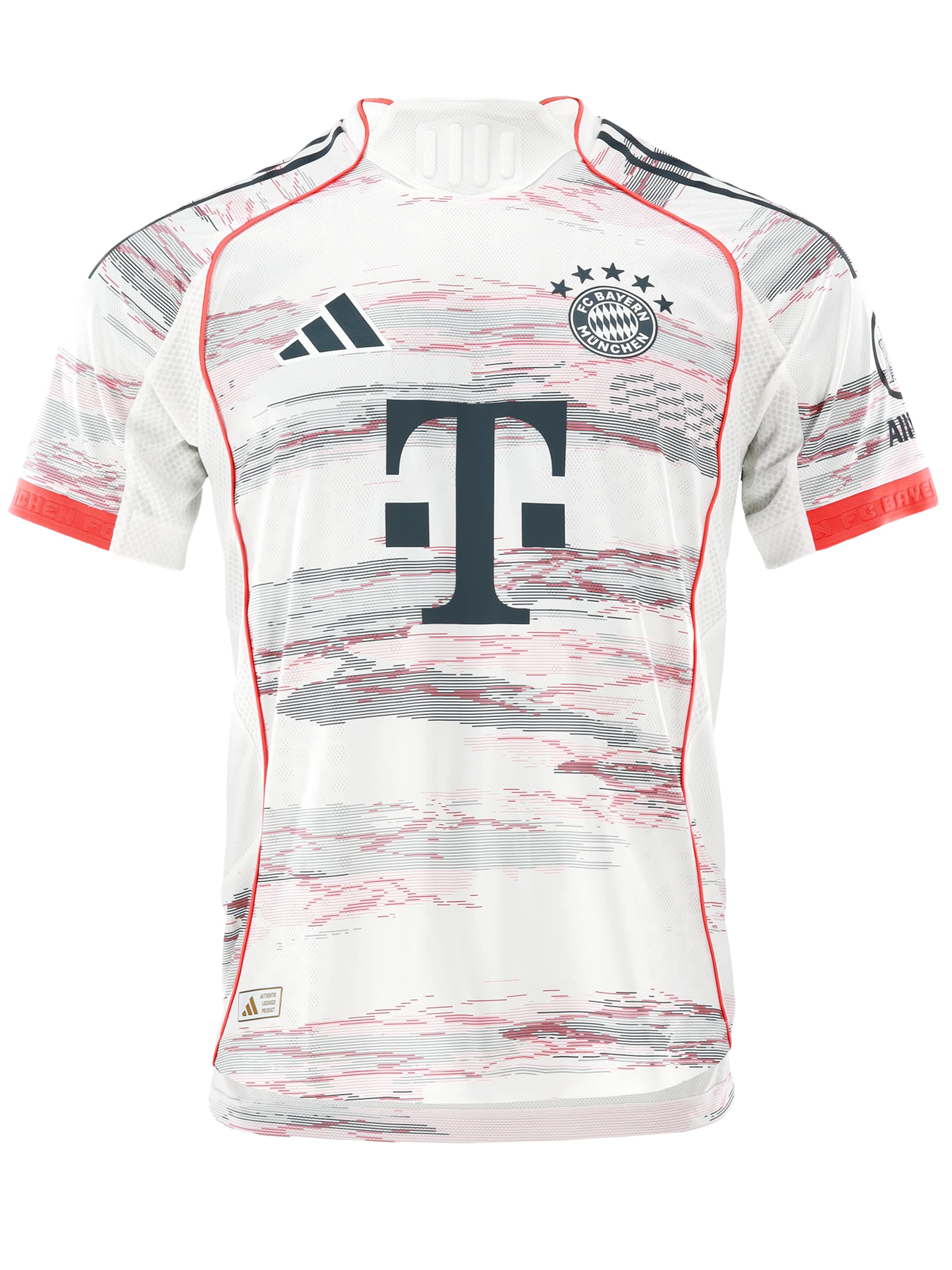 FC BAYERN MÜNCHEN Trikot 'Authentic Away 25-26' in Weiß: Vorderseite