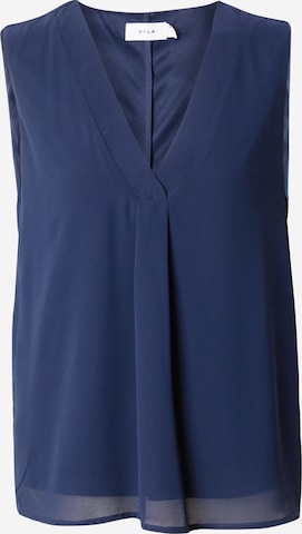 VILA - Blusa 'MARIA' en azul: frente