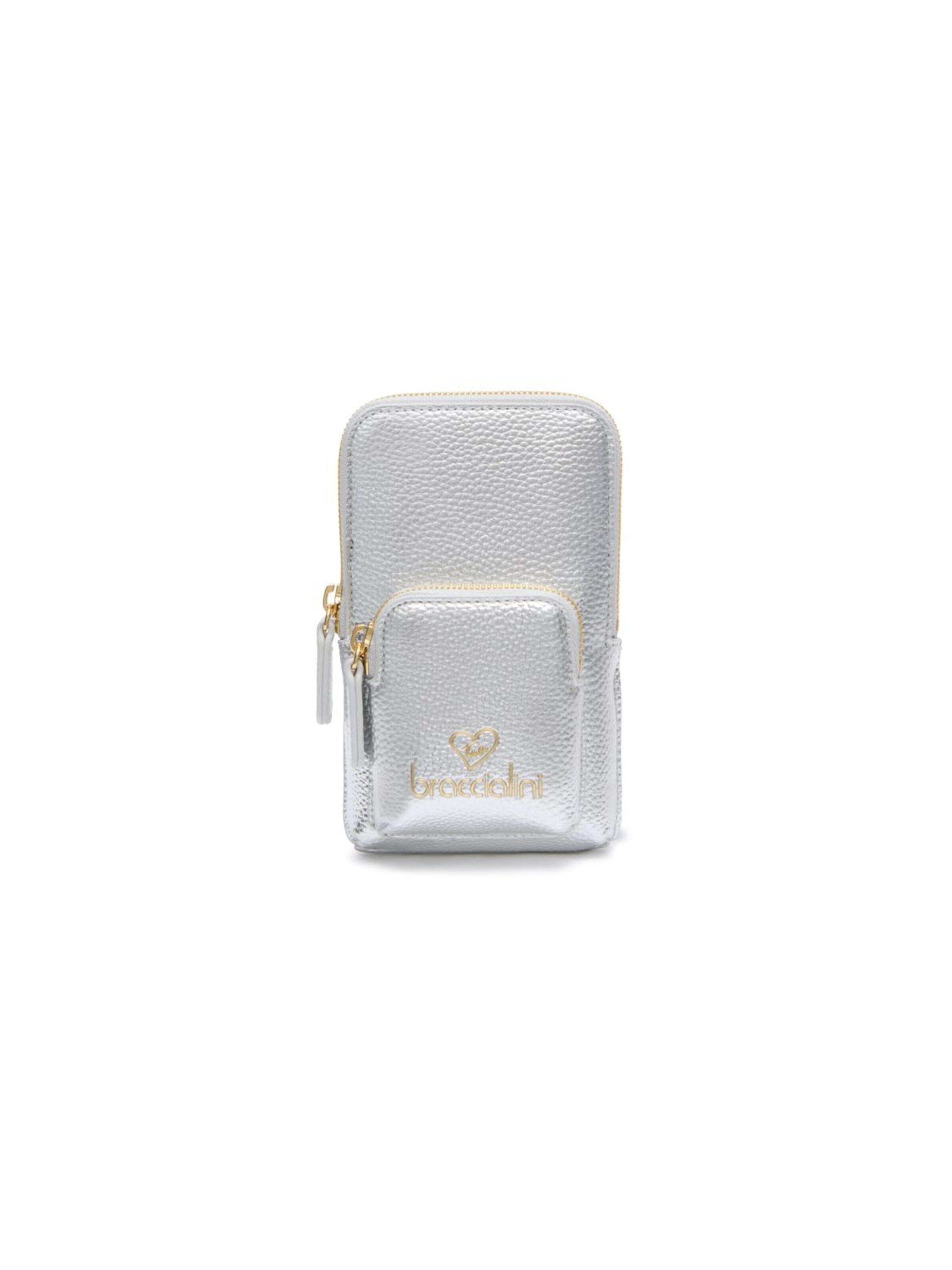 Braccialini Crossbody Bag 'Jinny' in Silver: front