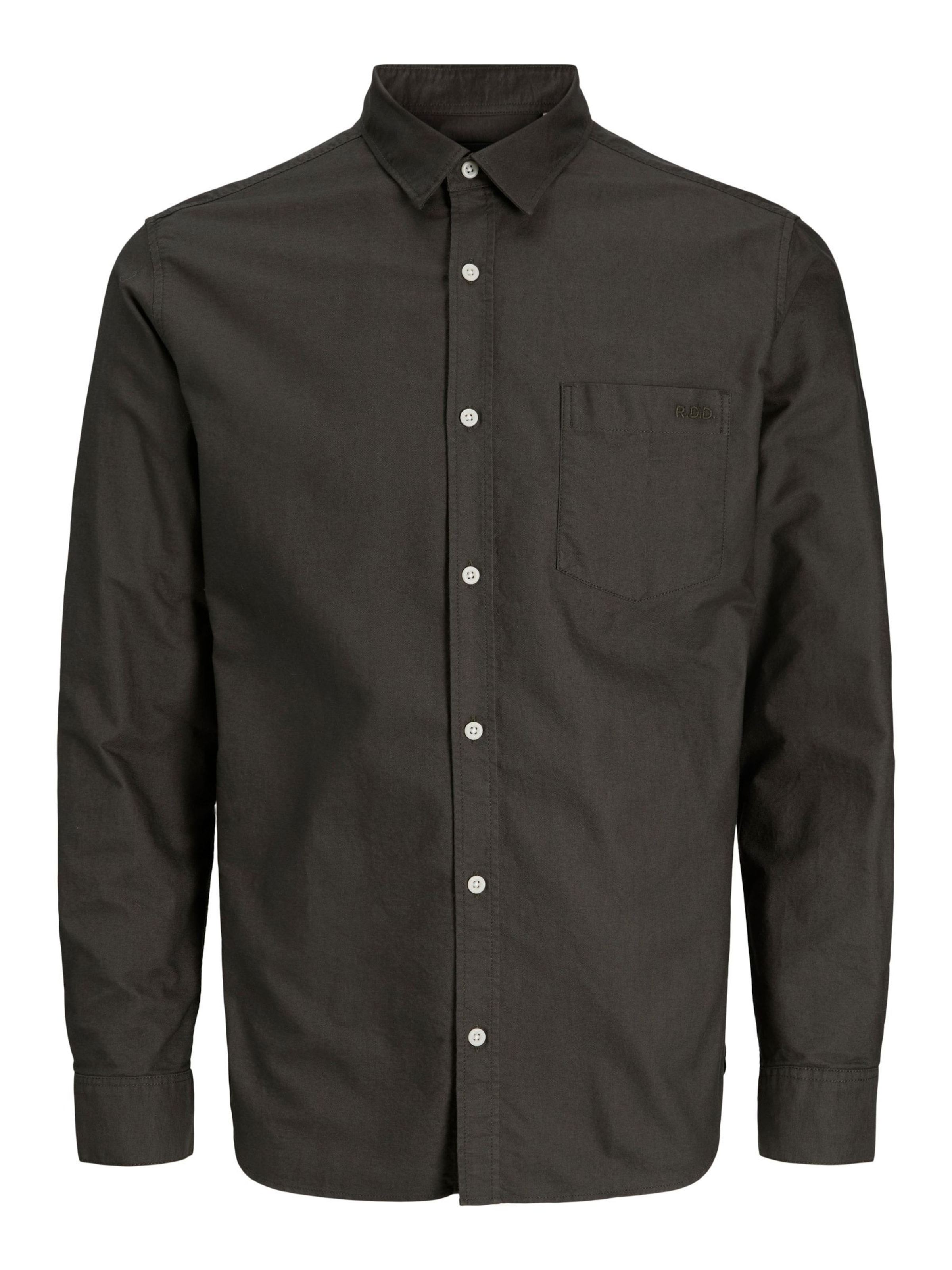 R.D.D. ROYAL DENIM DIVISION Button Up Shirt 'RDDLesner' in Green: front