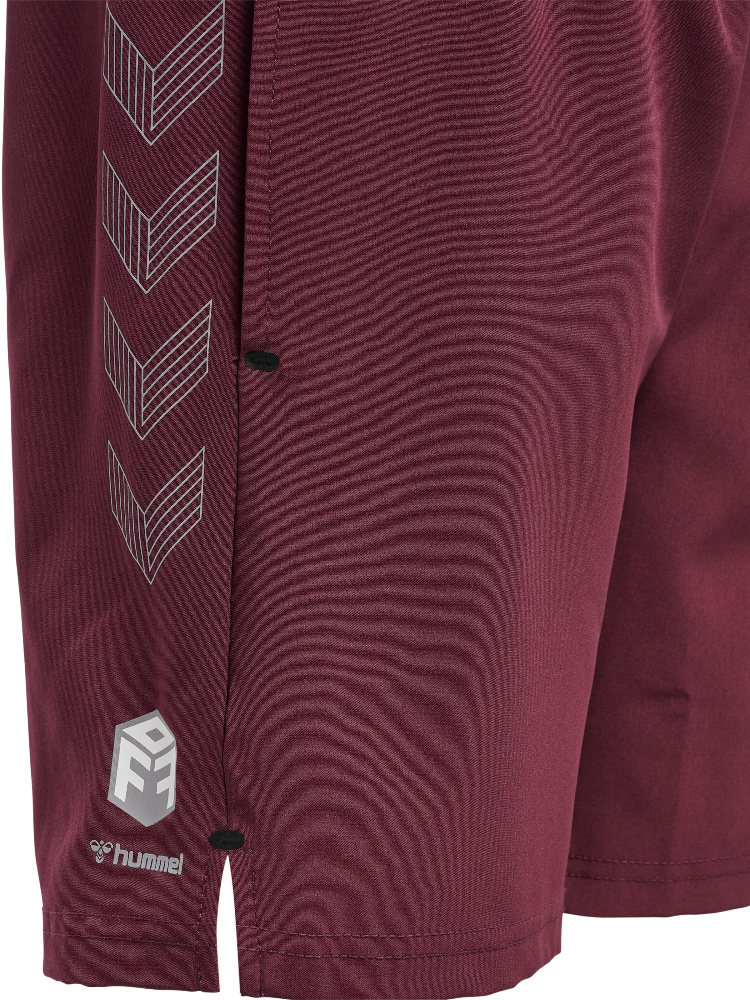 Hummel Regular Workout Pants 'Move Grid' in Red