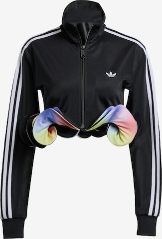 ADIDAS ORIGINALS Φθινοπωρινό και ανοιξιάτικο μπουφάν 'Adidas x Jeremy Scott' σε μαύρο: μπροστά