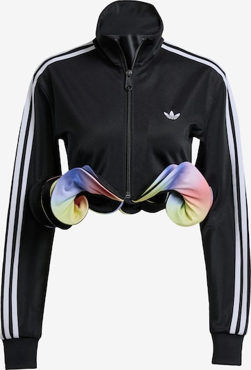 ADIDAS ORIGINALS Overgangsjakke 'Adidas x Jeremy Scott' i blå / gammelrosa / sort / hvid, Produktvisning