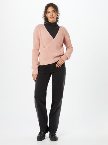 Femme Luxe Sweter 'KAYLEE' w kolorze różowy