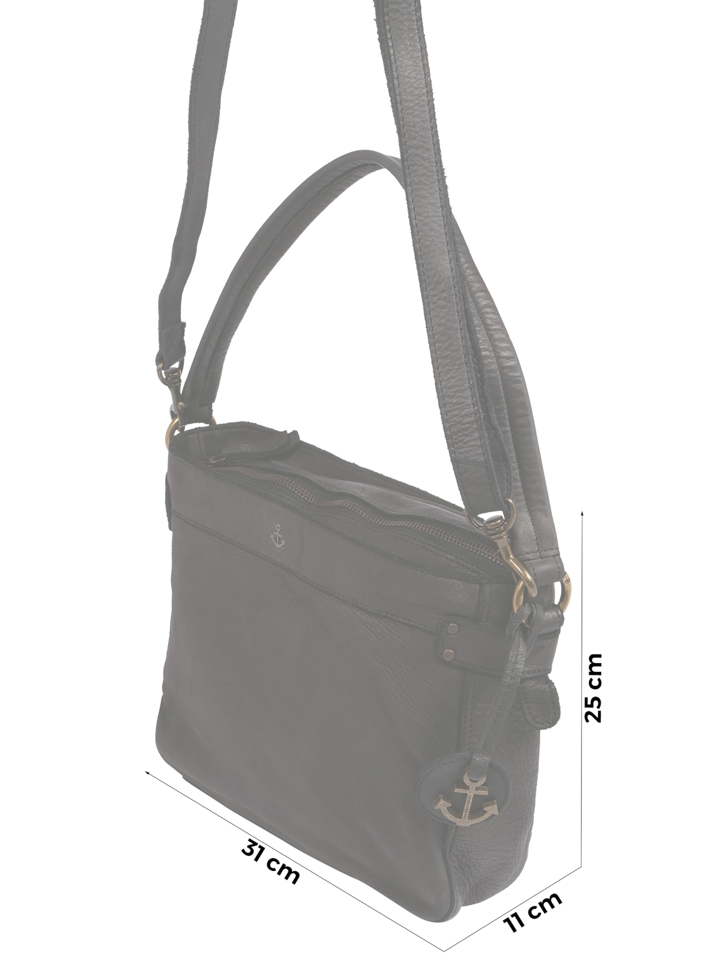 Frauen Taschen & Rucksäcke Harbour 2nd Schultertasche 'Luisa' in Anthrazit - UE80001 Frauen Taschen & Rucksäcke Harbour 2nd Schultertasche 'Luisa' in Anthrazit - UE80001