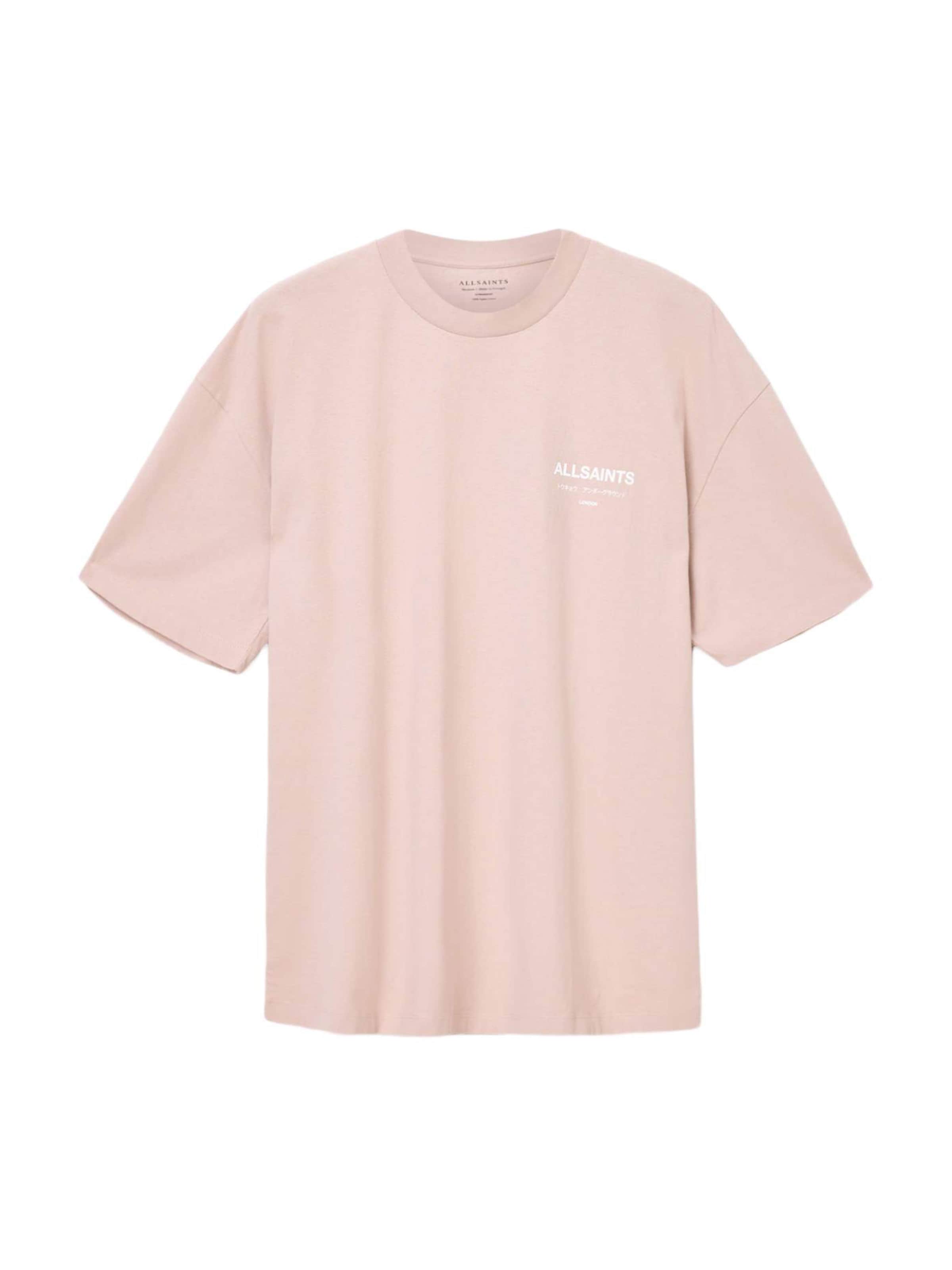 AllSaints Majica 'Underground' | roza barva: sprednja stran