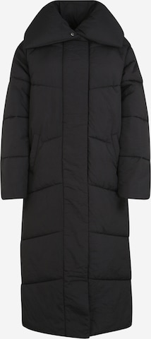 Vila Tall Winter Coat in Black: front