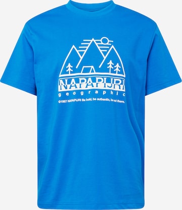 NAPAPIJRI T-Shirt 'FABER' in Blau: predná strana