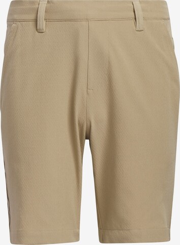 ADIDAS PERFORMANCE Regular Workout Pants in Beige: front