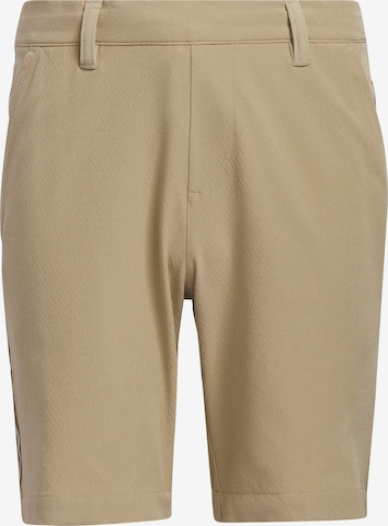 ADIDAS PERFORMANCE Regular Workout Pants in Beige: front