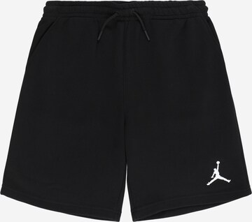 Jordan Regular Trousers in Black: front