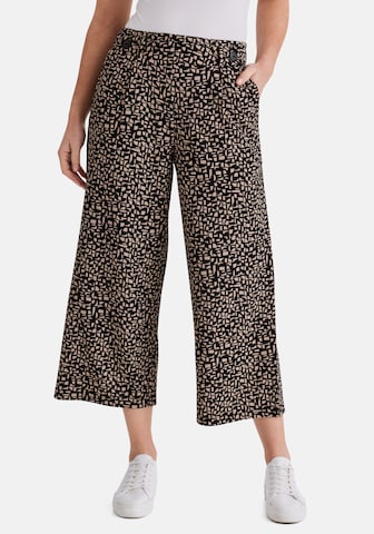STOOKER WOMEN Wide Leg Hose 'COMO' in Beige: Vorderseite