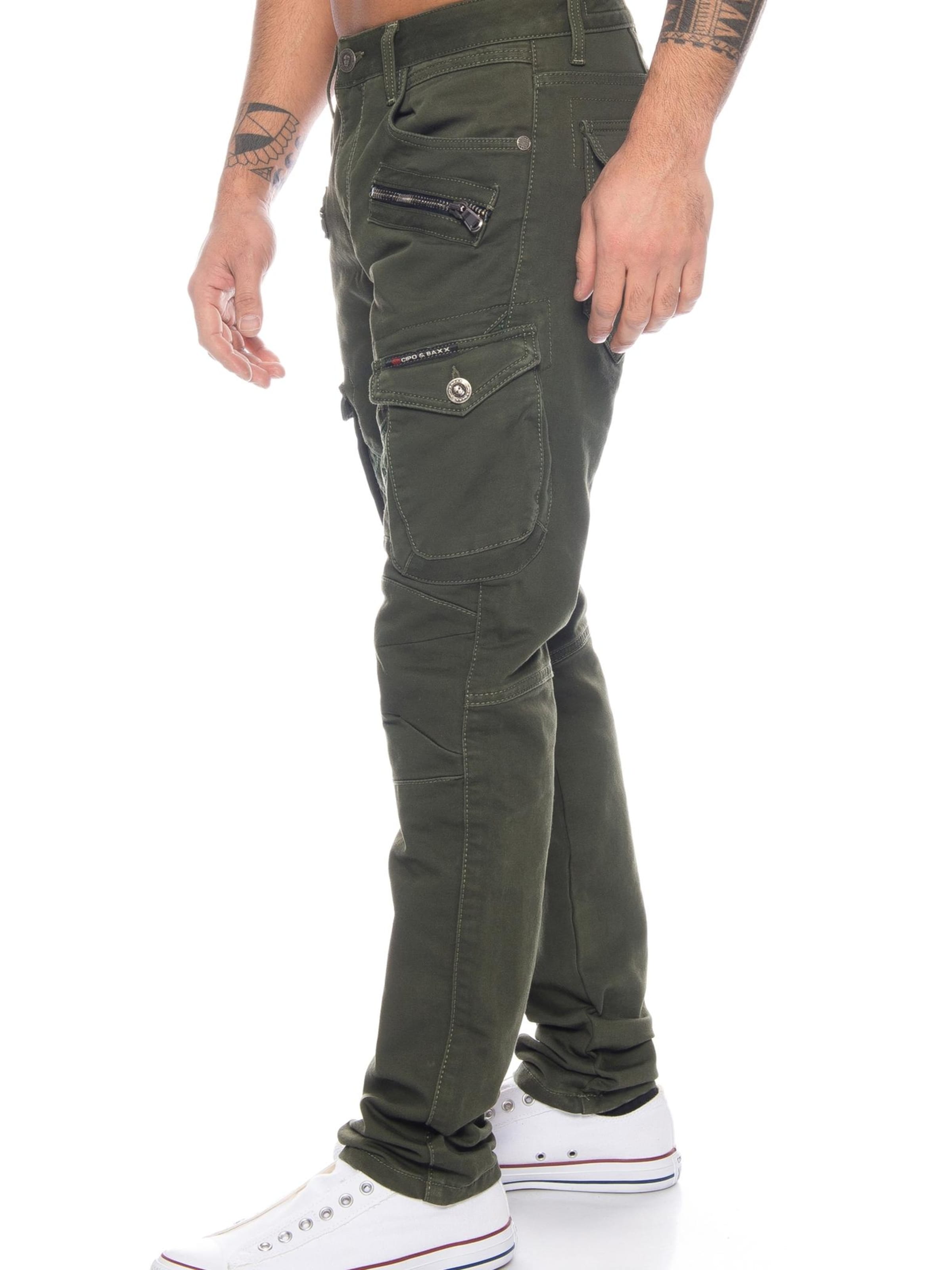 CIPO & BAXX Regular Jeans 'BJ424' in Green
