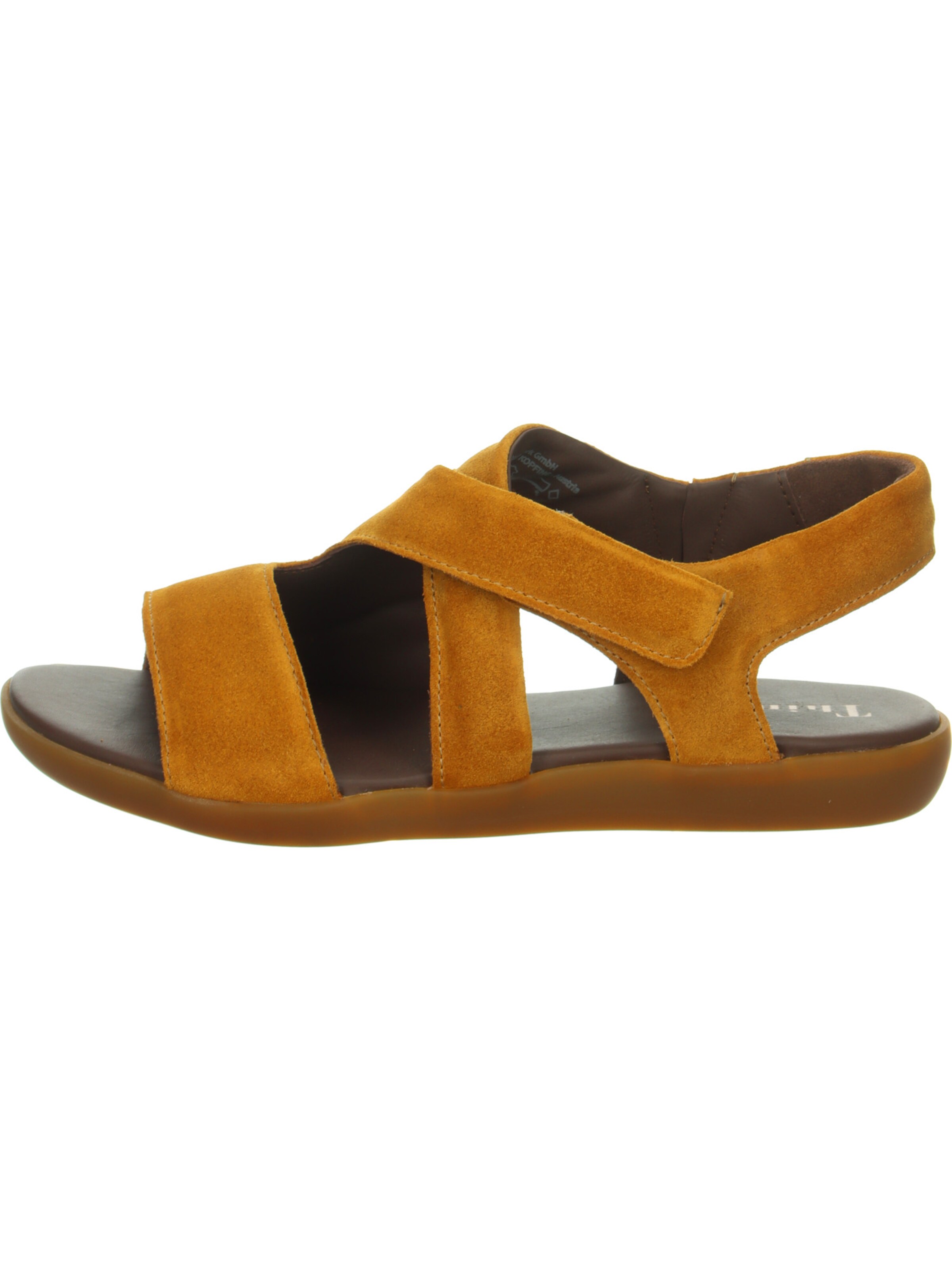 THINK! Strap Sandals 'Nature Sand' in Brown