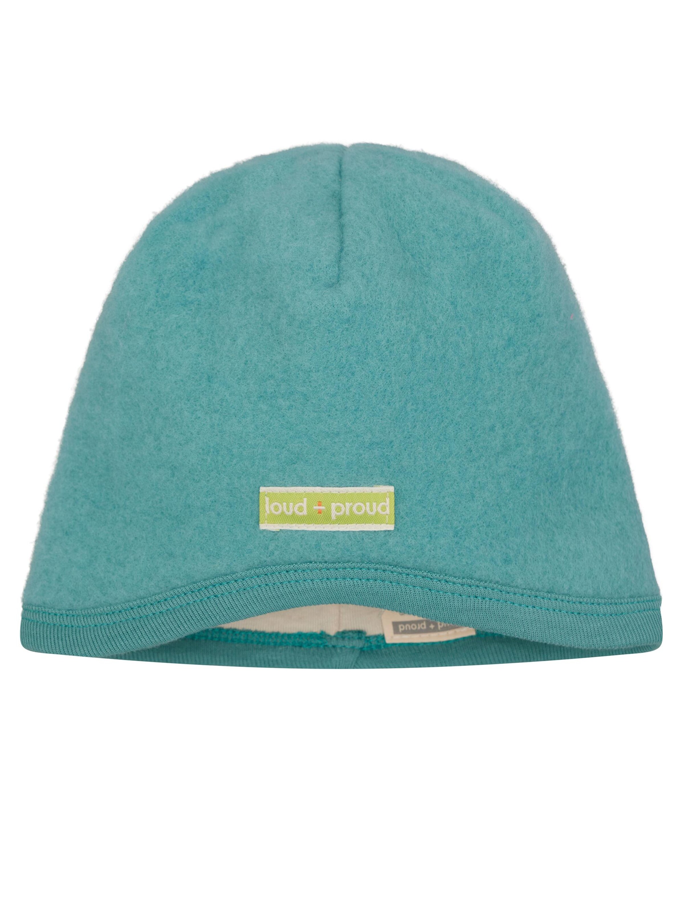 loud + proud Mütze in Grün: Vorderseite