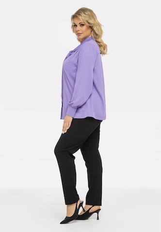 Karko Blouse 'West' in Lila