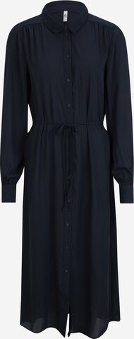 JDY Tall Košilové šaty 'MOCCA' – modrá: přední strana