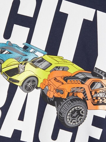 Tricou 'Hot Wheels' de la NAME IT pe albastru