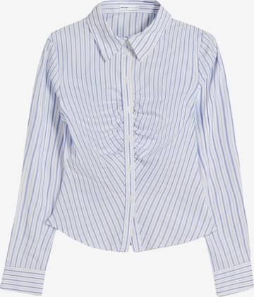 Bershka Blouse in Blue: front