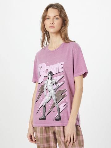 Daisy Street T-Shirt 'TYLER' in Lila: predná strana