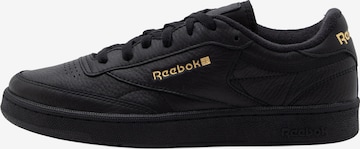 Reebok Matalavartiset tennarit 'CLUB C 85' värissä musta: etupuoli