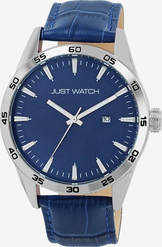Just Watch Analoguhr 'Datumsanzeige' in Blau: Vorderseite