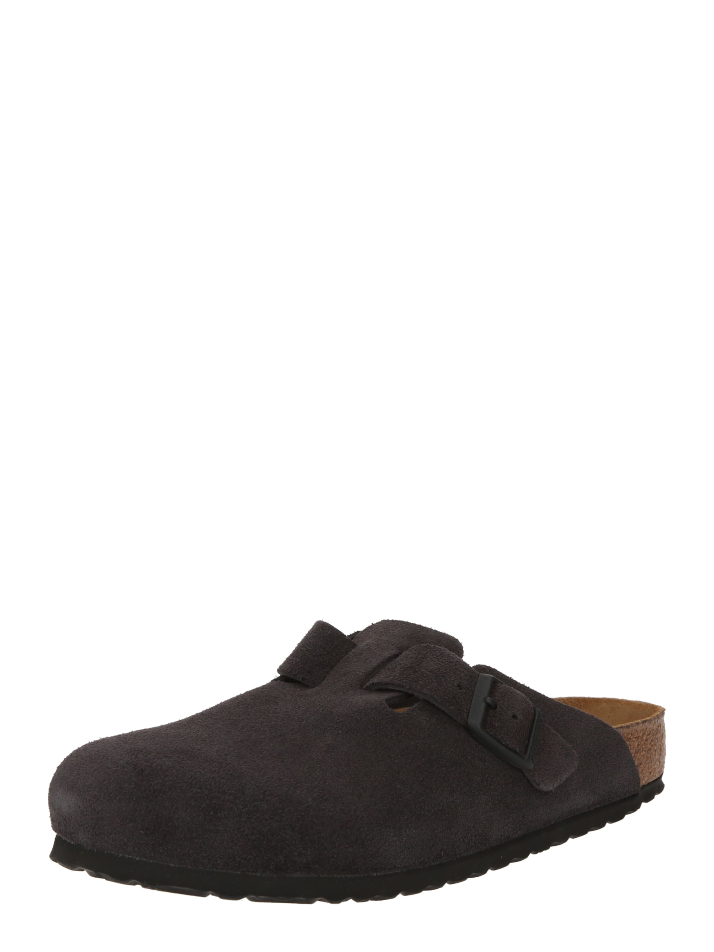 BIRKENSTOCK Mules 'Boston' in Grey: front