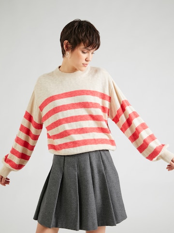 SAINT TROPEZ Sweater 'Clarie' in Beige: front