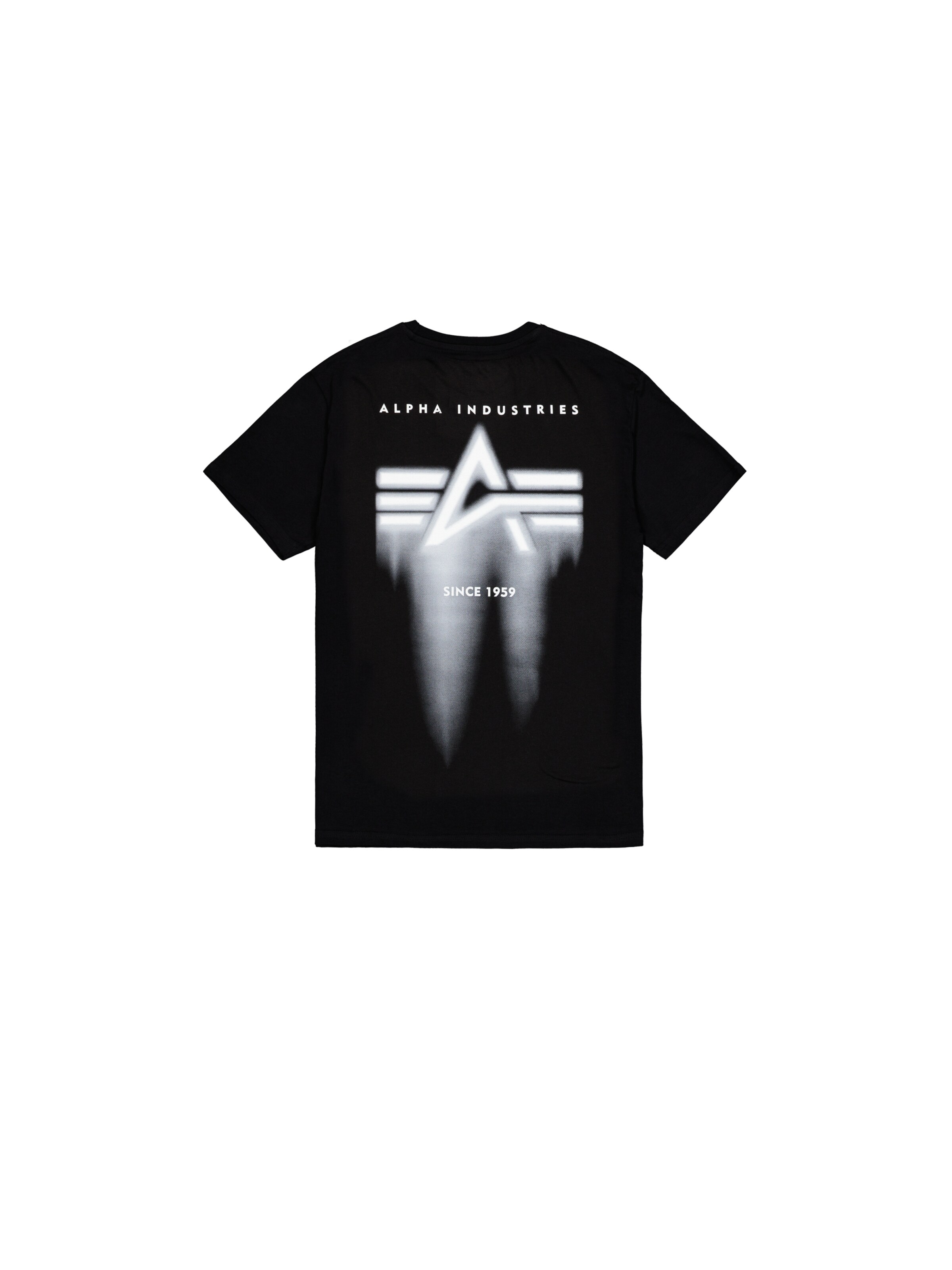 ALPHA INDUSTRIES T-Shirt in Schwarz