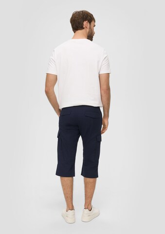 Regular Pantalon cargo s.Oliver en bleu : derrière