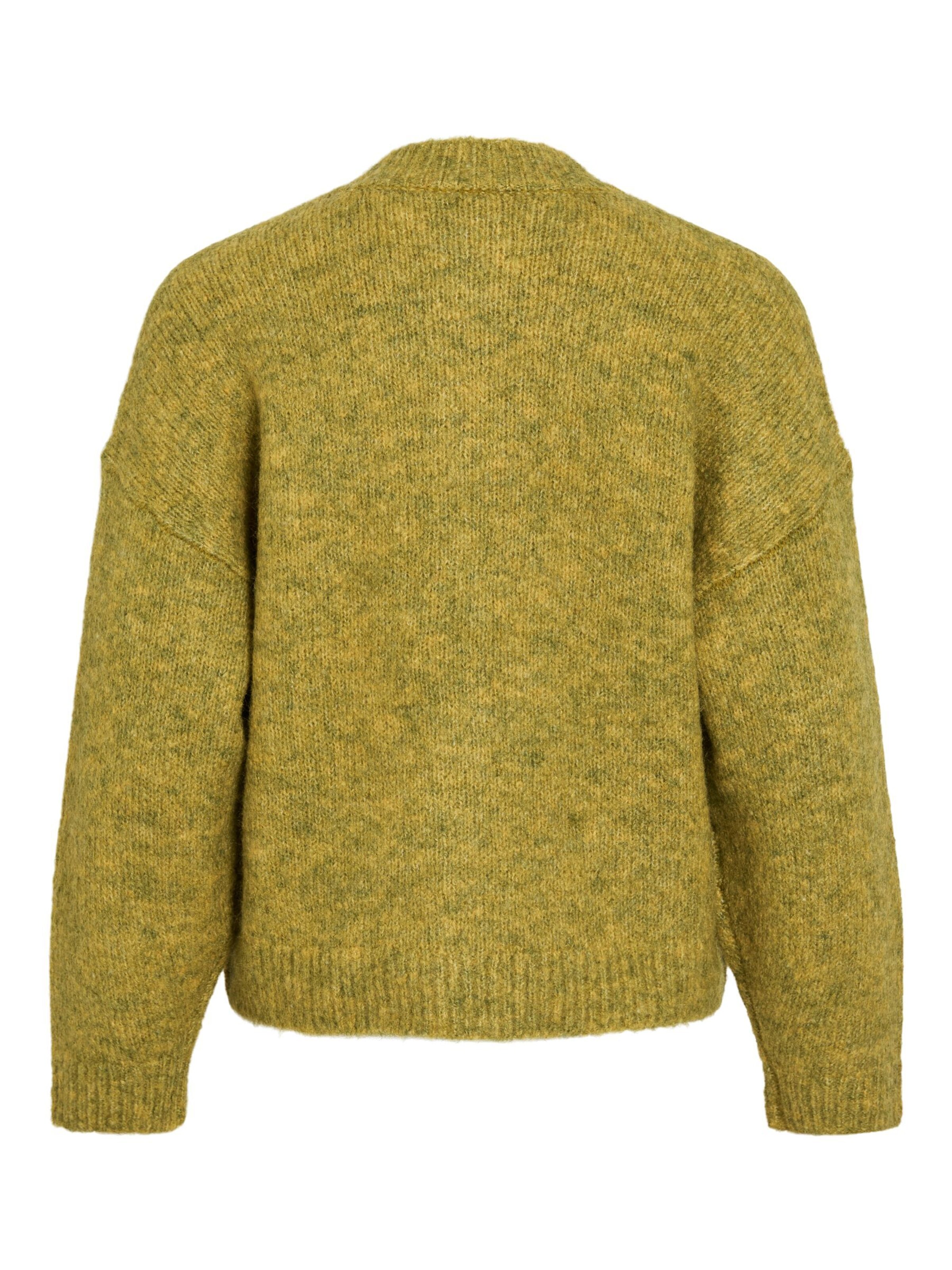 VILA Gebreid vest 'VIMarley' in Groen