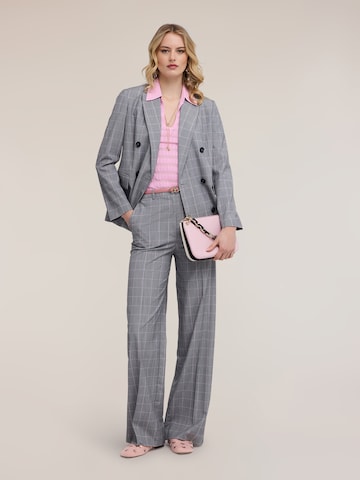 MOTIVI Wide leg Broek in Grijs