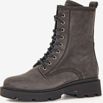 GABOR Lace-Up Ankle Boots in Grey: front