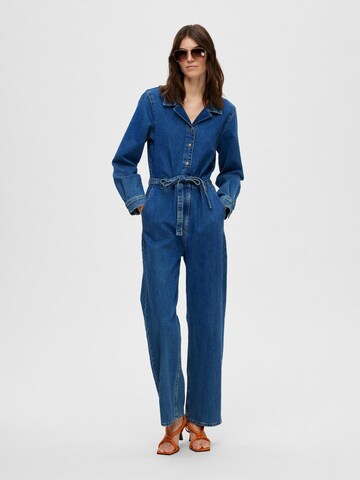 SELECTED FEMME Jumpsuit 'Stefanie' i blå