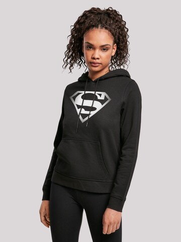 F4NT4STIC Sweatshirt 'DC Comics Superman Superheld Spot Logo' in Schwarz: predná strana