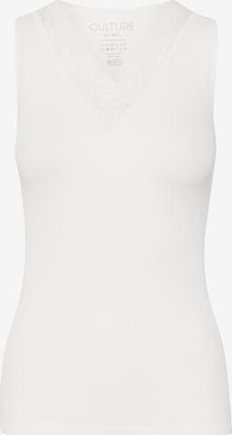 CULTURE Top 'Camilla' in White: front