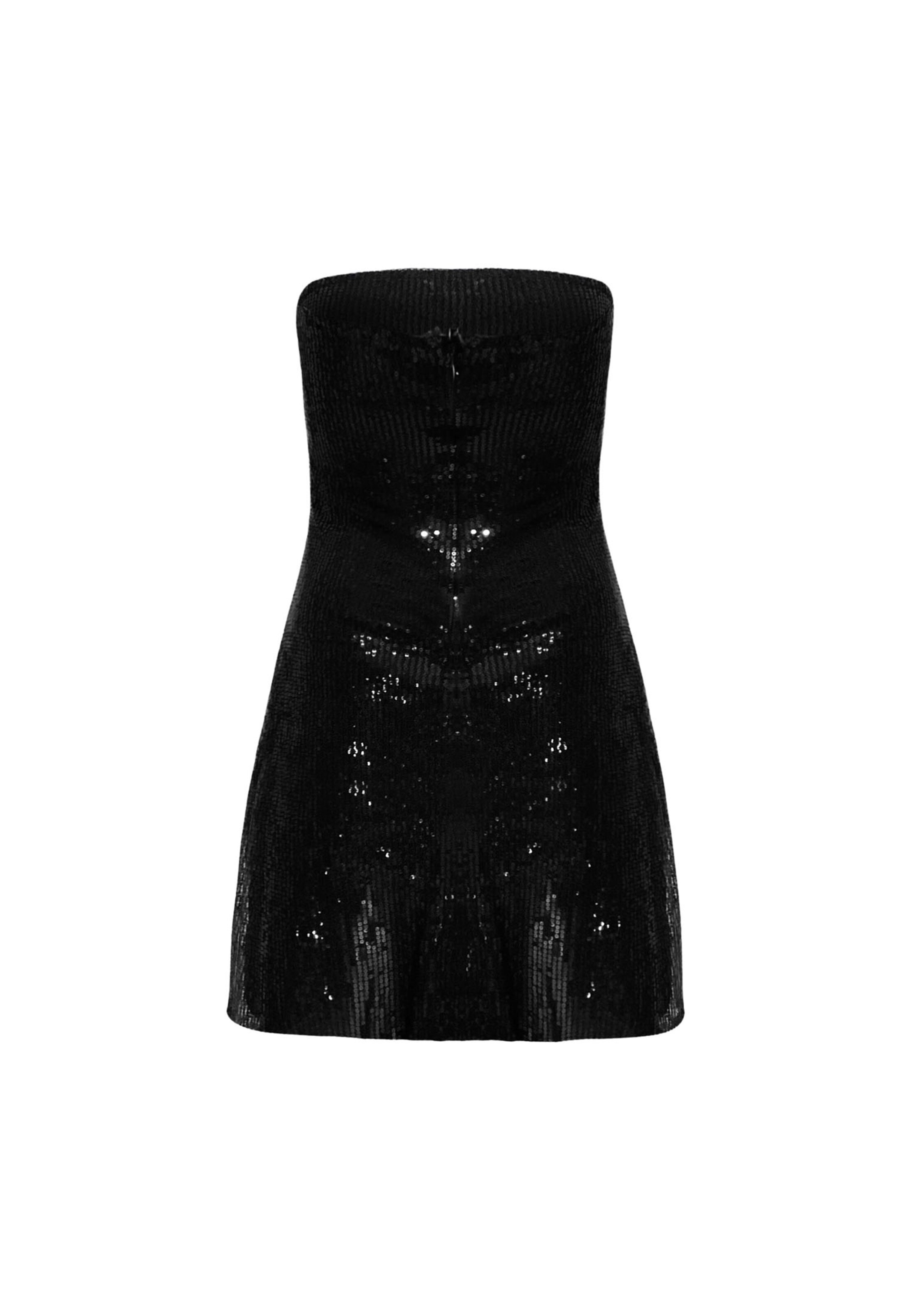 OW Collection Cocktailjurk 'Maya' in Zwart