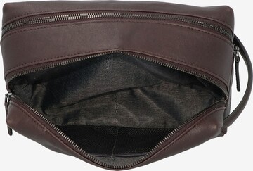 Piquadro Toiletry Bag 'Black Square' in Brown