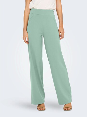 zaļš JDY Platas staras Bikses 'JDYLOUISVILLE CATIA': no priekšpuses