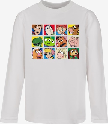 ABSOLUTE CULT Shirt 'Toy Story - Character Squares' in Weiß: predná strana