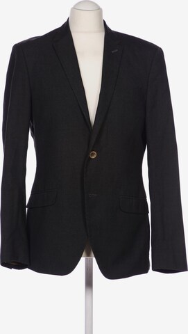 Bertoni Suit Jacket in M-L in Grey: front
