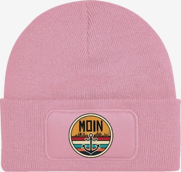 Youth Designz Mütze 'Moin Anker' in Pink: Vorderseite