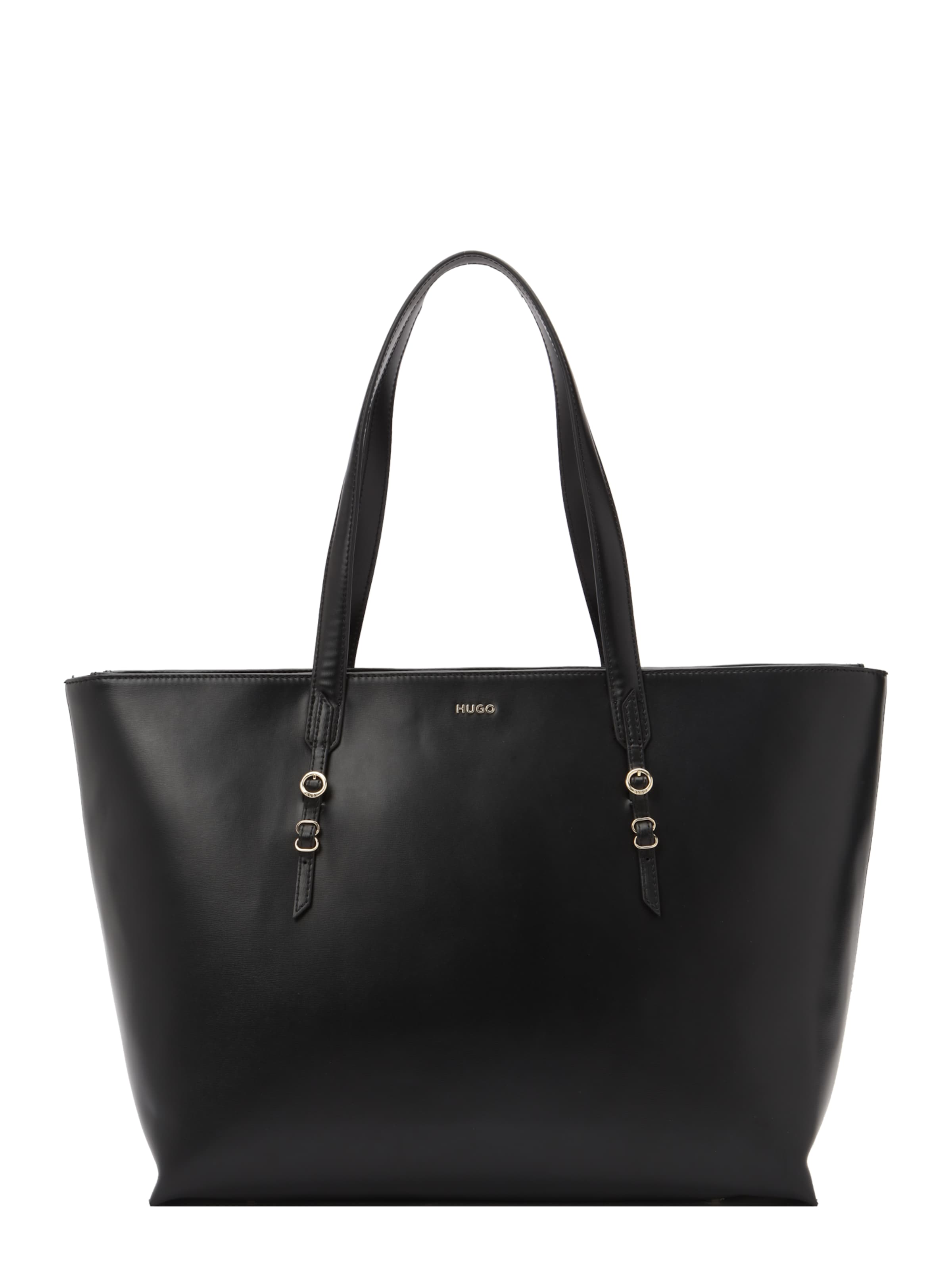 HUGO Μεγάλη τσάντα 'Syndra' σε μαύρο: μπροστά
