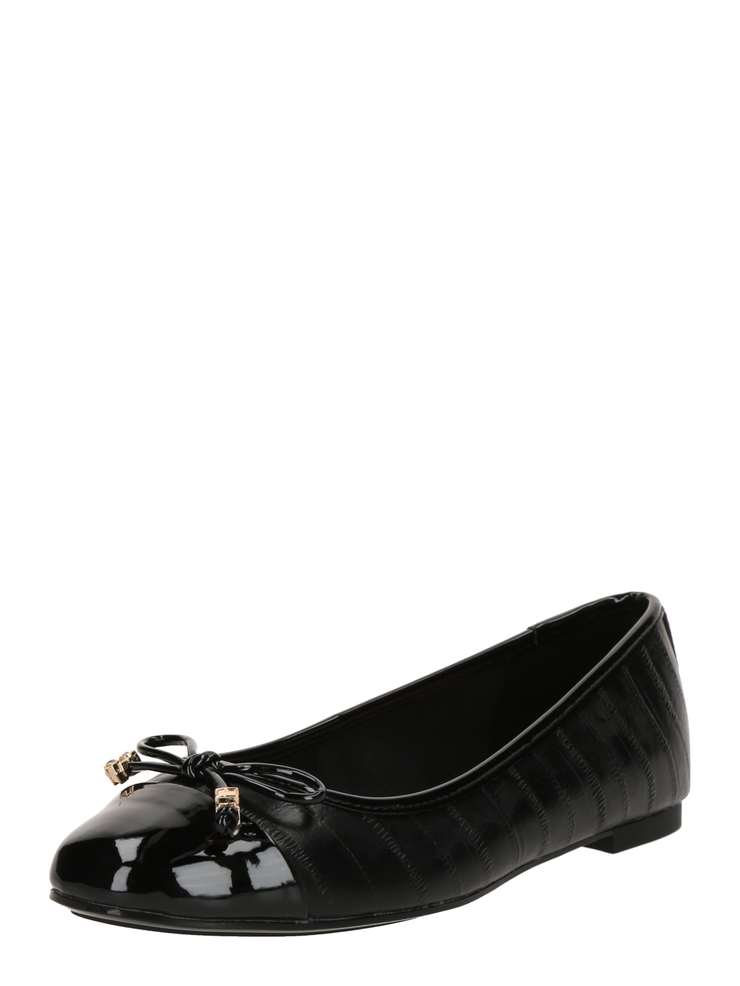 Dune LONDON Ballerina in Black: front
