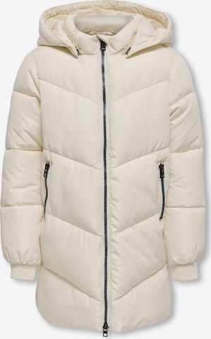Cappotto 'MADDIE' di ONLY GIRLS in bianco: frontale
