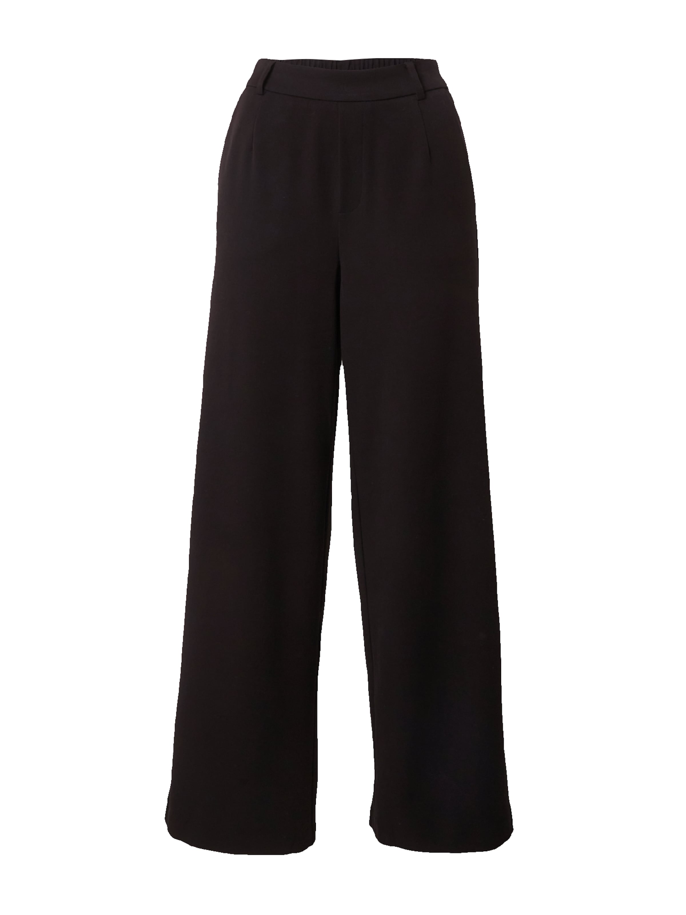 VILA Pleat-Front Pants 'Varone' in Black: front